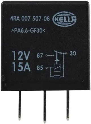 HELLA 4RA 007 507-081 Relé, corriente de trabajo - 12V - 4polos