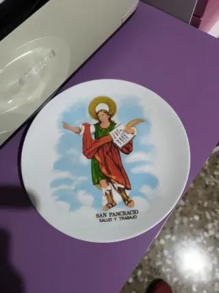 Plato Decorativo San Pancracio