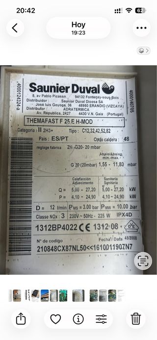 2 Placas Elec.THEMACLASSIC F 25 E y F 25 E H-MOD