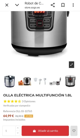 AUTOMATIC MULTIFUNCTION COOKER sin estrenar!!!!!!!