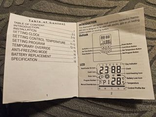 Termostato caldera programable nuevo