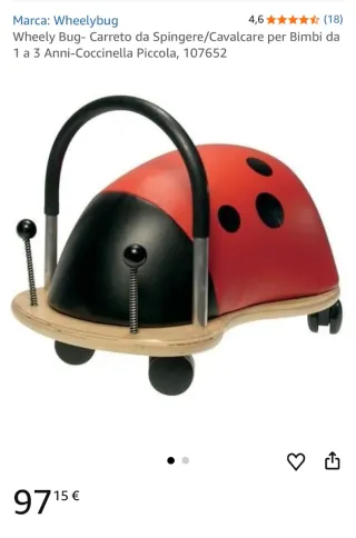 Wellybug auto spingere e cavalcare