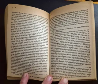 Libro vintage"The Name of the Rose"di Umberto Eco