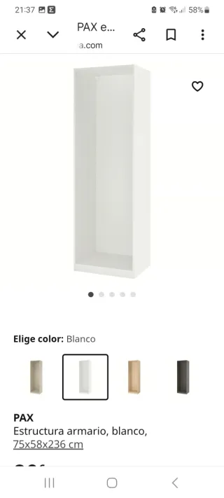 Armario vestidor Ikea