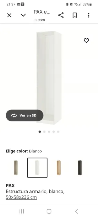 Armario vestidor Ikea
