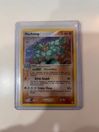Carta Pokémon Machamp con remolino