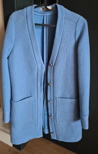 Abrigo Zara azul