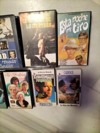 Lote 7 Cintas VHS Películas Varias