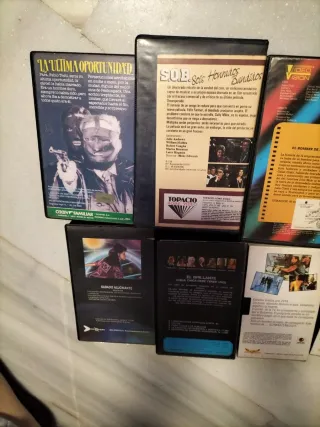 Lote 7 Cintas VHS Películas Varias