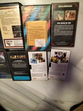 Lote 7 Cintas VHS Películas Varias