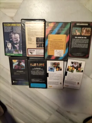 Lote 7 Cintas VHS Películas Varias
