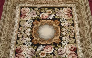 Mantel de mesa gobelino floral