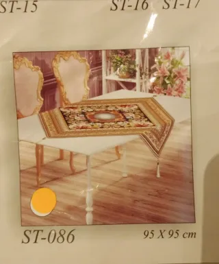 Mantel de mesa gobelino floral