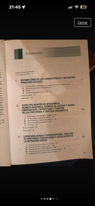 Bioquímica. Biología Molecular y Genética Serie...