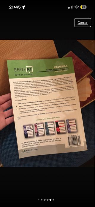Bioquímica. Biología Molecular y Genética Serie...