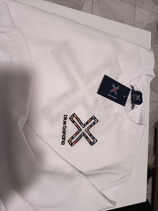 Sudadera Blue Banana Blanca