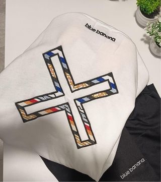 Sudadera Blue Banana Blanca