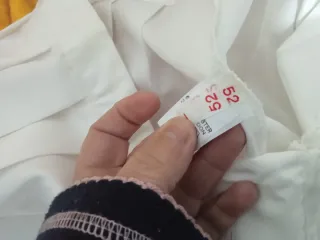 Faldón de fallero blanco