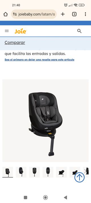 Silla coche Joie Spin 360 giratoria