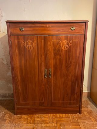 Mueble auxiliar vintage madera maciza