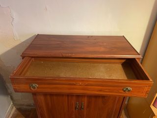 Mueble auxiliar vintage madera maciza