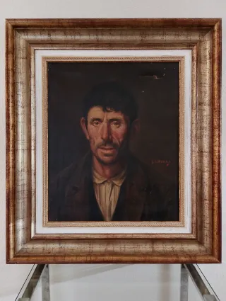 Oleo Lino C Iborra Retrato