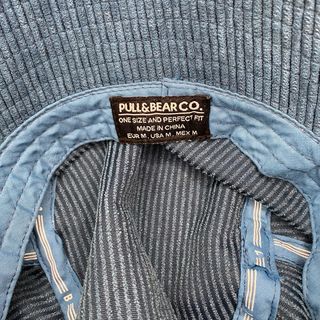 Gorro Pescador Pull&Bear Azul de Pana M