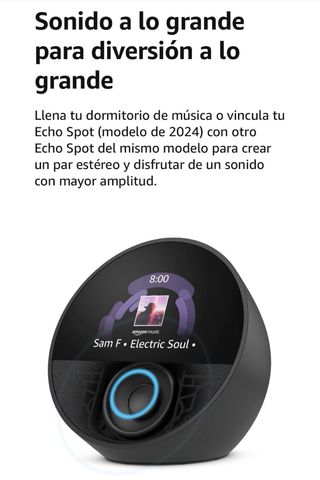 Amazon Echo Spot Nero SIGILLATO! Nuovo