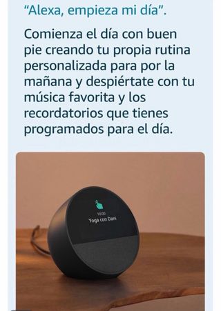Amazon Echo Spot Nero SIGILLATO! Nuovo
