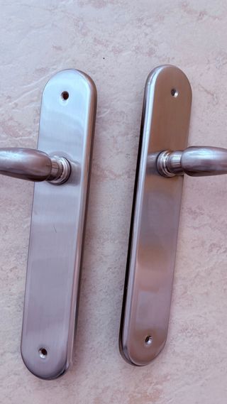Lote 3 Manillas Acero Inoxidable Puerta