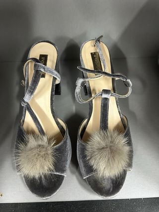 Zapatos de tacón beige/rosa