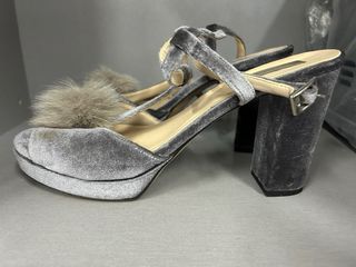 Zapatos de tacón beige/rosa