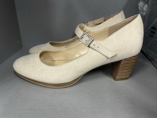 Zapatos de tacón beige/rosa