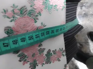 Chaleco Fallero Flores Rosas y Verdes