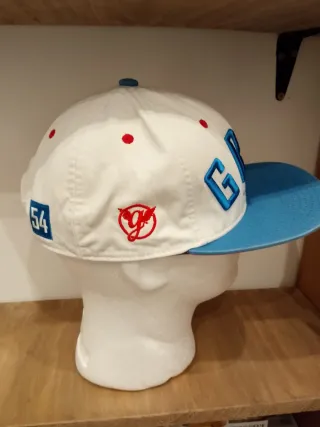 Gorra Grimey blanca y azul