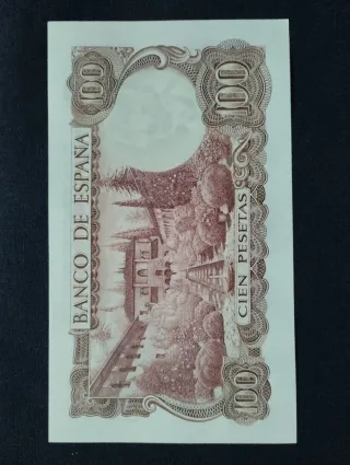 Billete 100 pesetas 1970 Manuel de Falla