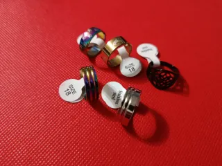 Lote 5 Anillos Talla 18