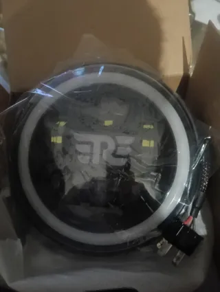 Faro LED Redondo 7 con Aro Lumínico