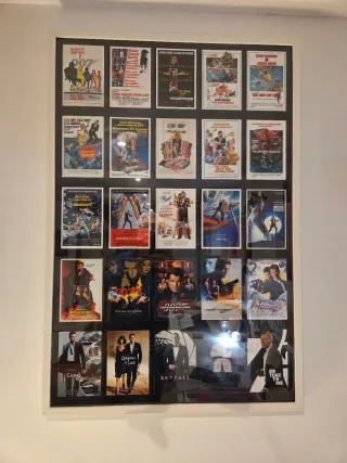 Póster Colección Películas James Bond