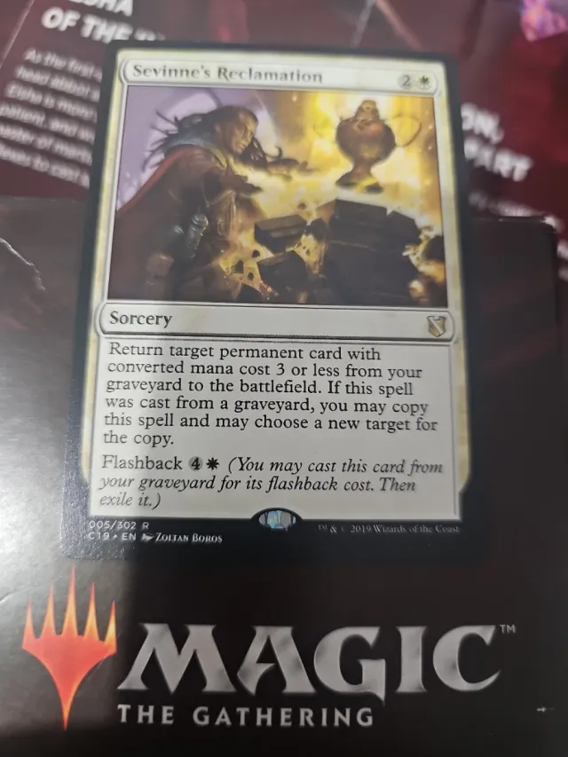 Sevinne's Reclamation C19 Magic The Gathering
