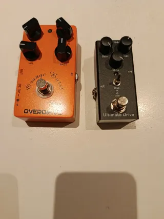2 Pedales Overdrive Guitarra