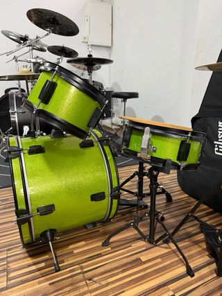 Batería Millenium kid Verde Brillante