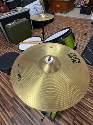 Batería Millenium kid Verde Brillante