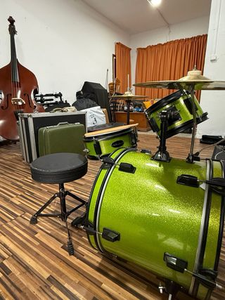 Batería Millenium kid Verde Brillante