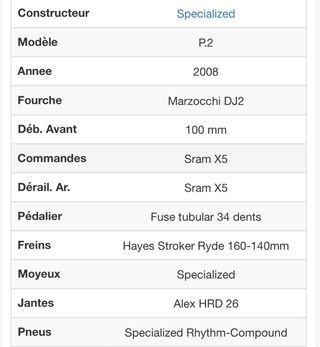 Bicicleta Dirt Jump Specialized P.2 2008