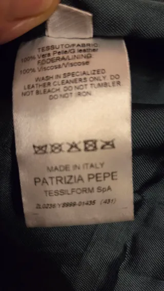 Giubbotto Patrizia Pepe verde/blu petrolio