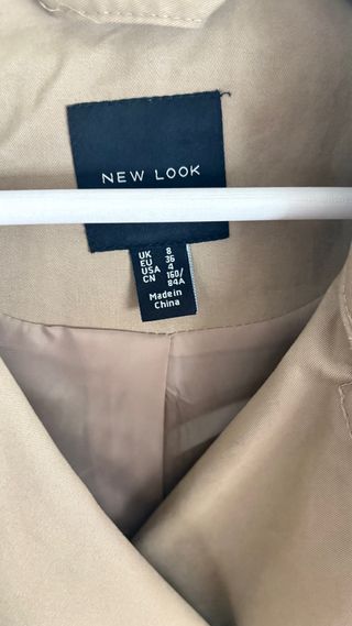 Gabardina Beige New Look Talla S