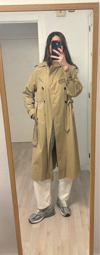 Gabardina Beige New Look Talla S