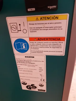 Escuadradora profesional MARTIN T60C