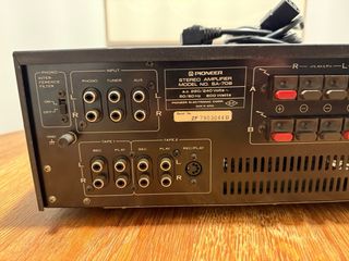 Amplificador Pioneer SA-708 Serie Azul Vintage